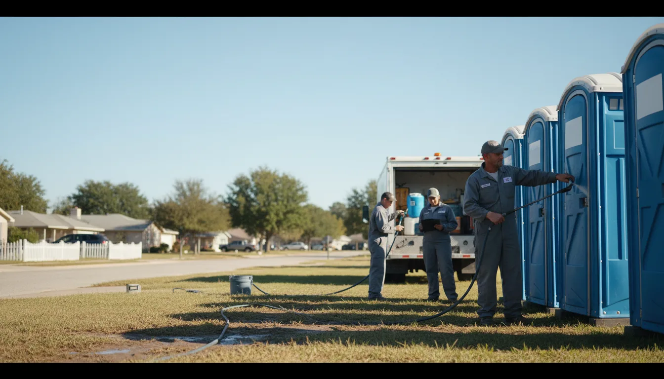 Long-Term Portable Toilet Rental in Rosenberg, TX near me